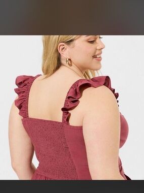 Torrid Ruffle Strap Tank Top 3